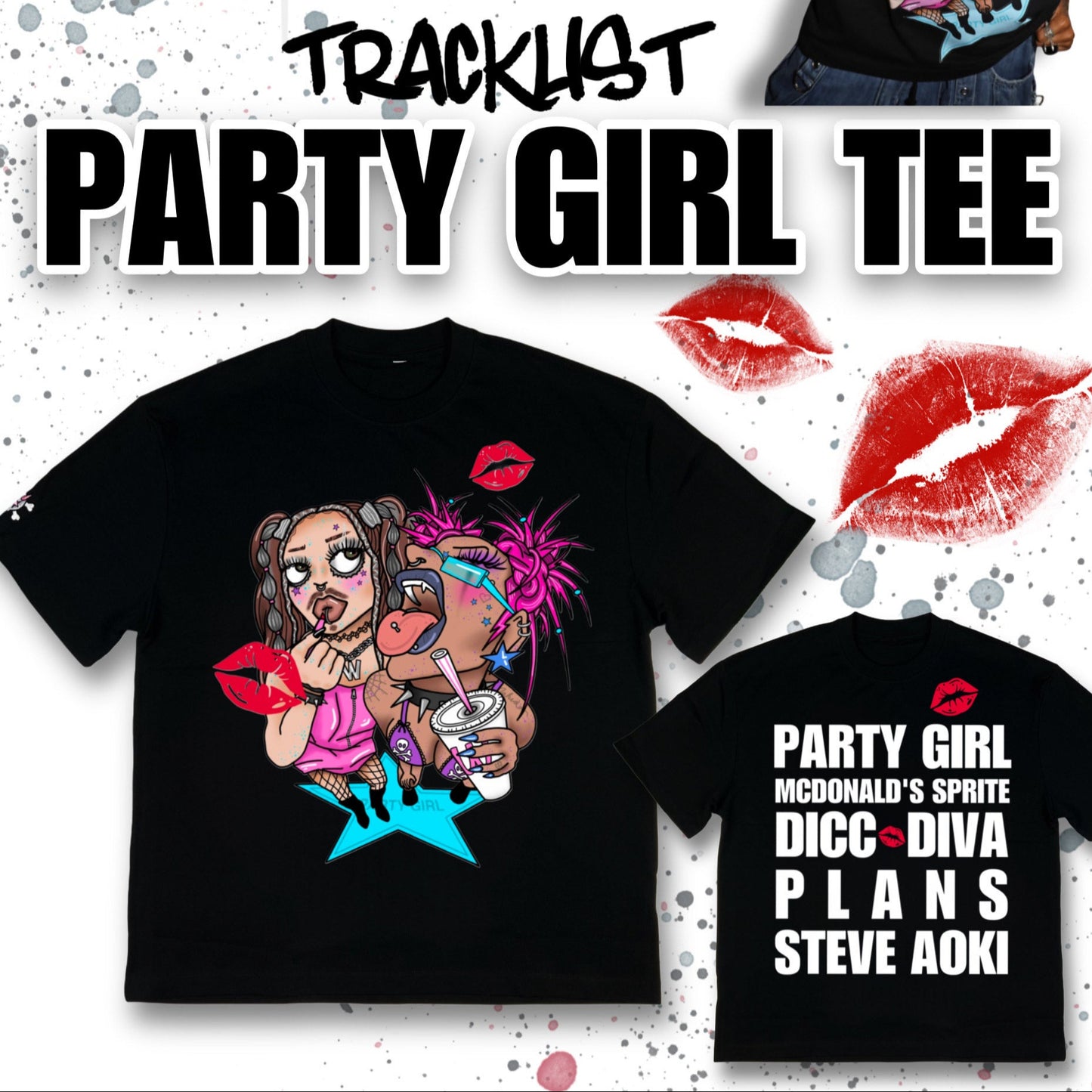 Party Girl Tracklist Tee