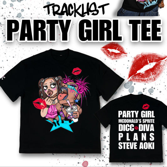 Party Girl Tracklist Tee